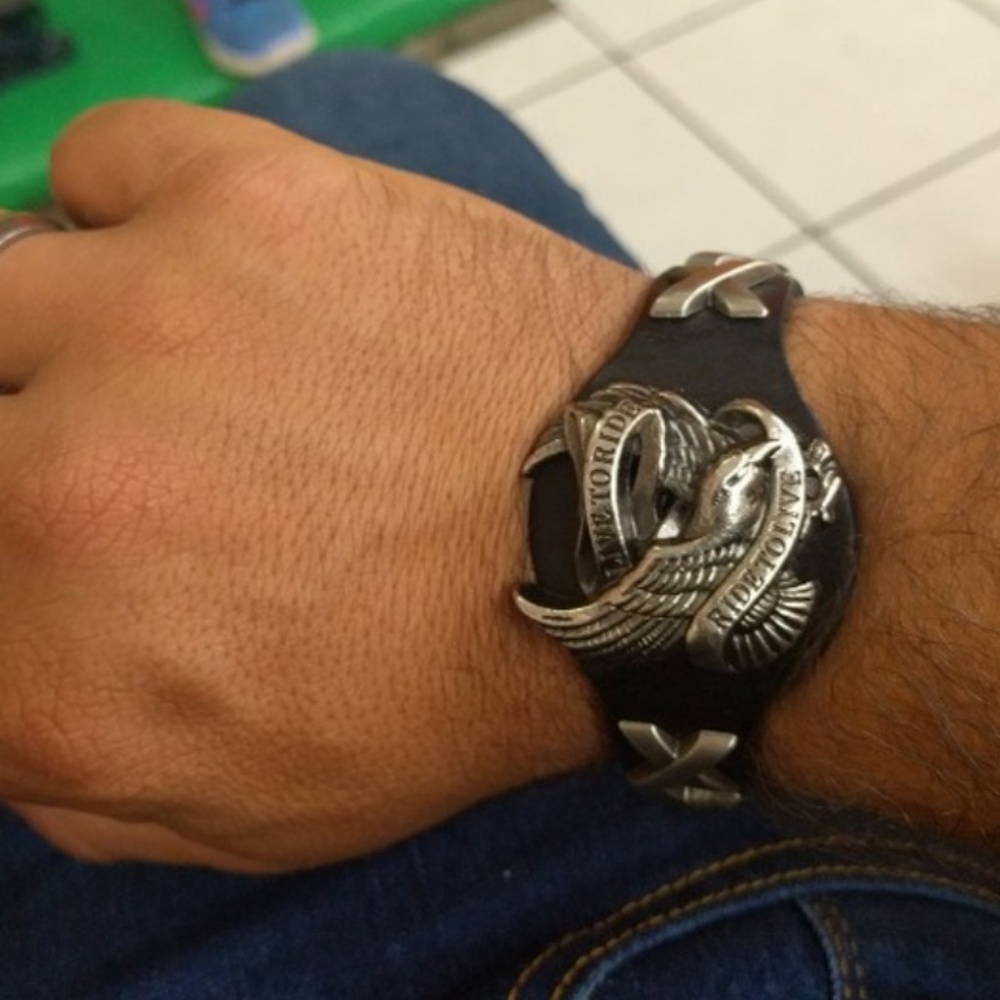 HARLEY DAVIDSON EAGLE BRACELET (UNISEX) - Picture 6 of 6
